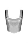 КОРСЕТНЫЙ ТОП SPACE ODDITY SILVER 00042 - фото 353